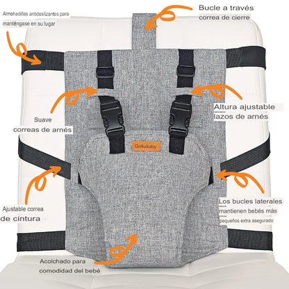 Silla de Bolsillo: Trona Viajera & Hogar