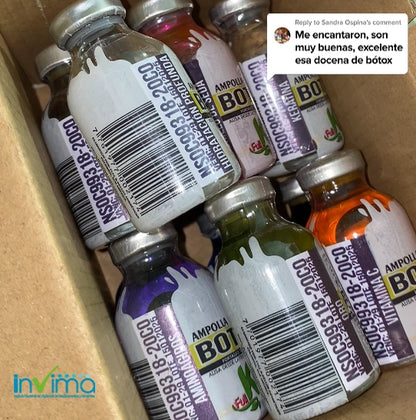 Botox Capilar Express: 12 Ampollas (Vida, Brillo y Fuerza)